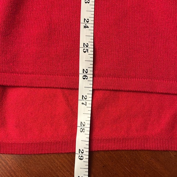 Tahari Tunic Sweater Red 3X - Picture 8 of 10